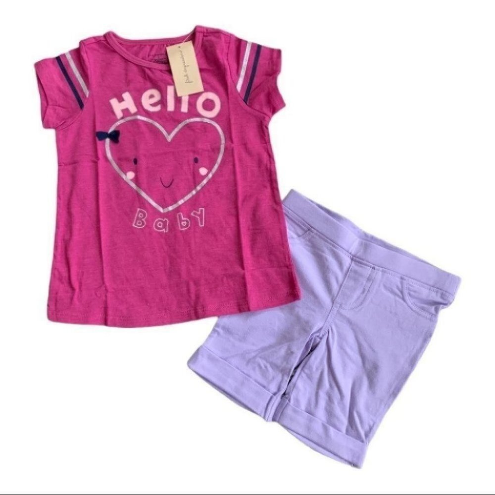 Girls Pink & Purple Match Set, Size 4T